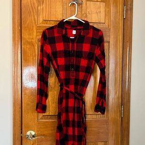 Flannel dress from the Gap. Like new!